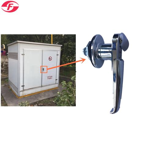 electrical panel box lock|lockable electrical panel door handles.